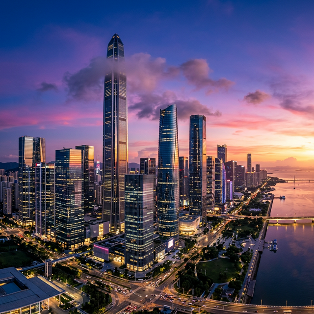 深圳中心办公楼实况